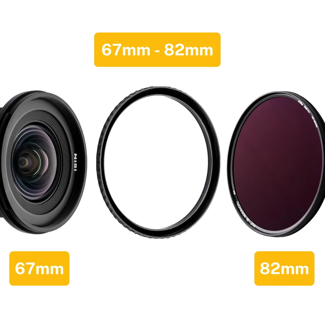 NiSi Brass Pro 67-82mm Step-Up Ring