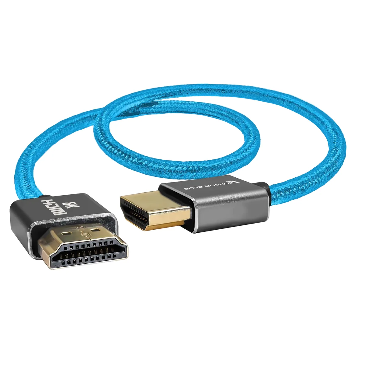 Kondor Blue Ultra High-Speed HDMI Cable Black, 43cm (17″)