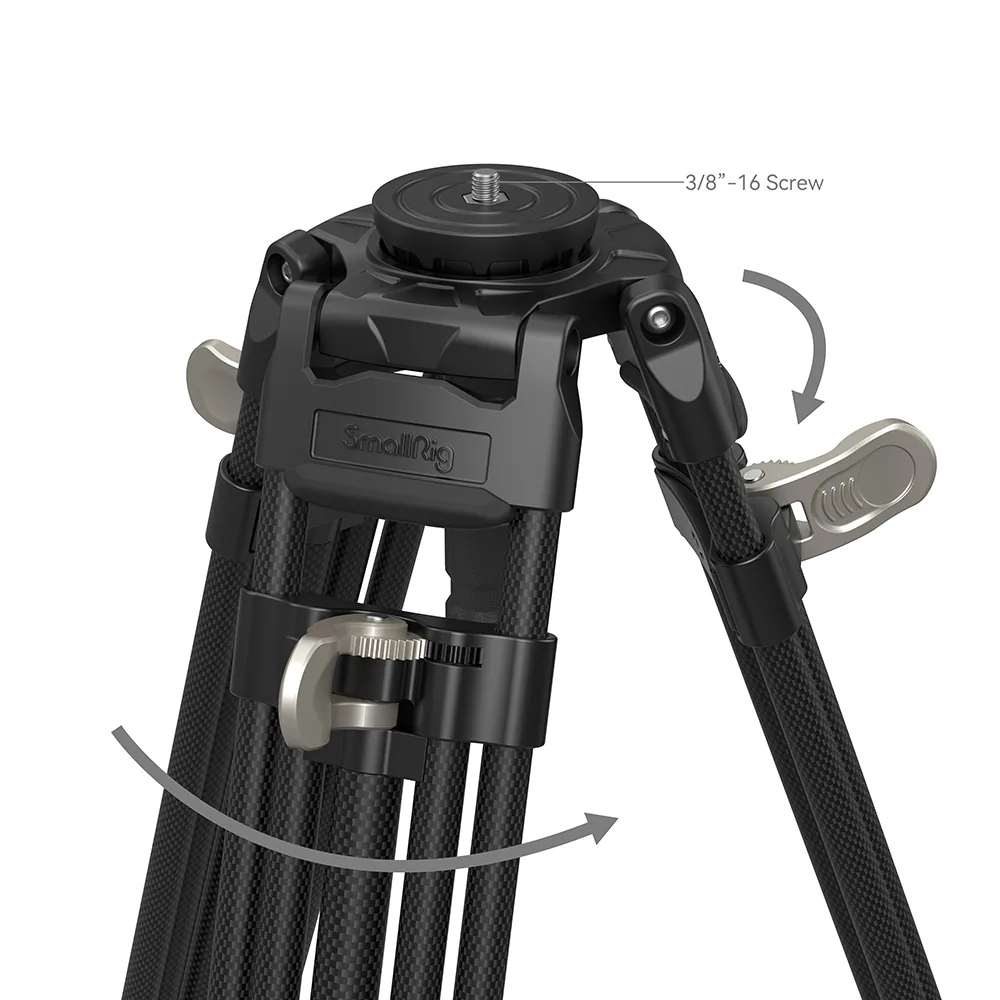SmallRig 4167B FreeBlazer Heavy-Duty Carbon Fibre Video Tripod