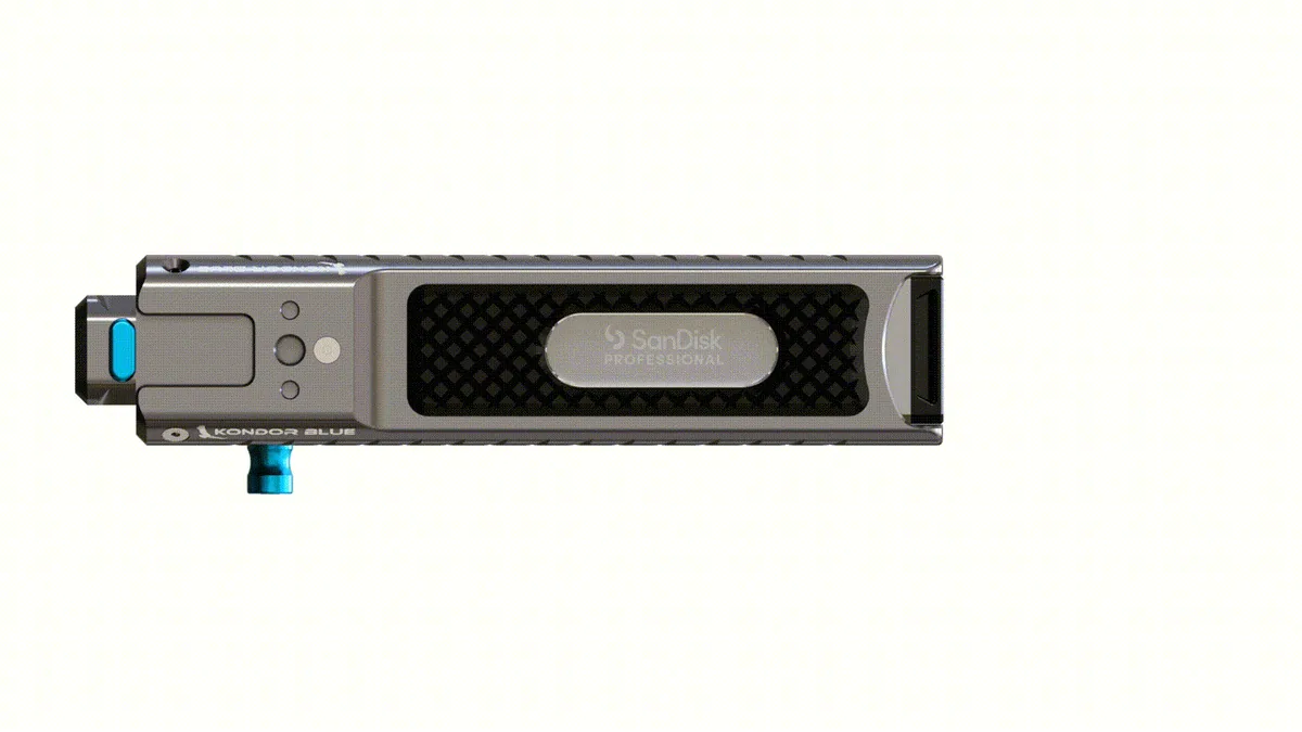 Kondor Blue PRO-BLADE SSD Recording Handle (Raven Black)