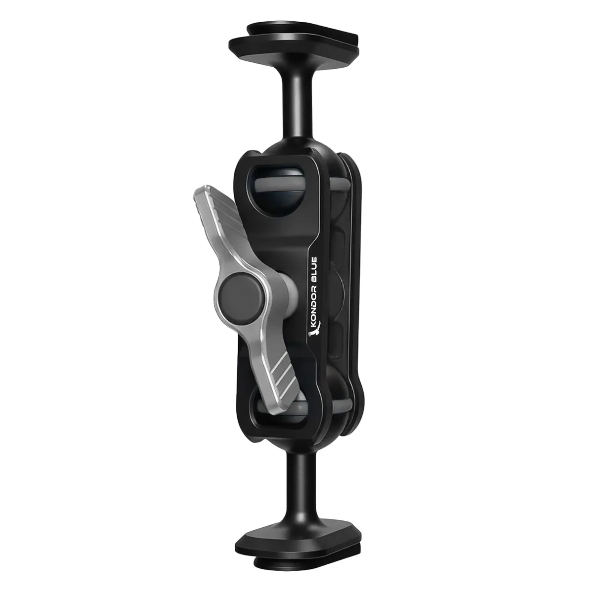 Kondor Blue 5.5″ Cine Magic Arm with Double Ball Heads (Mini Quick Release, Raven Black)