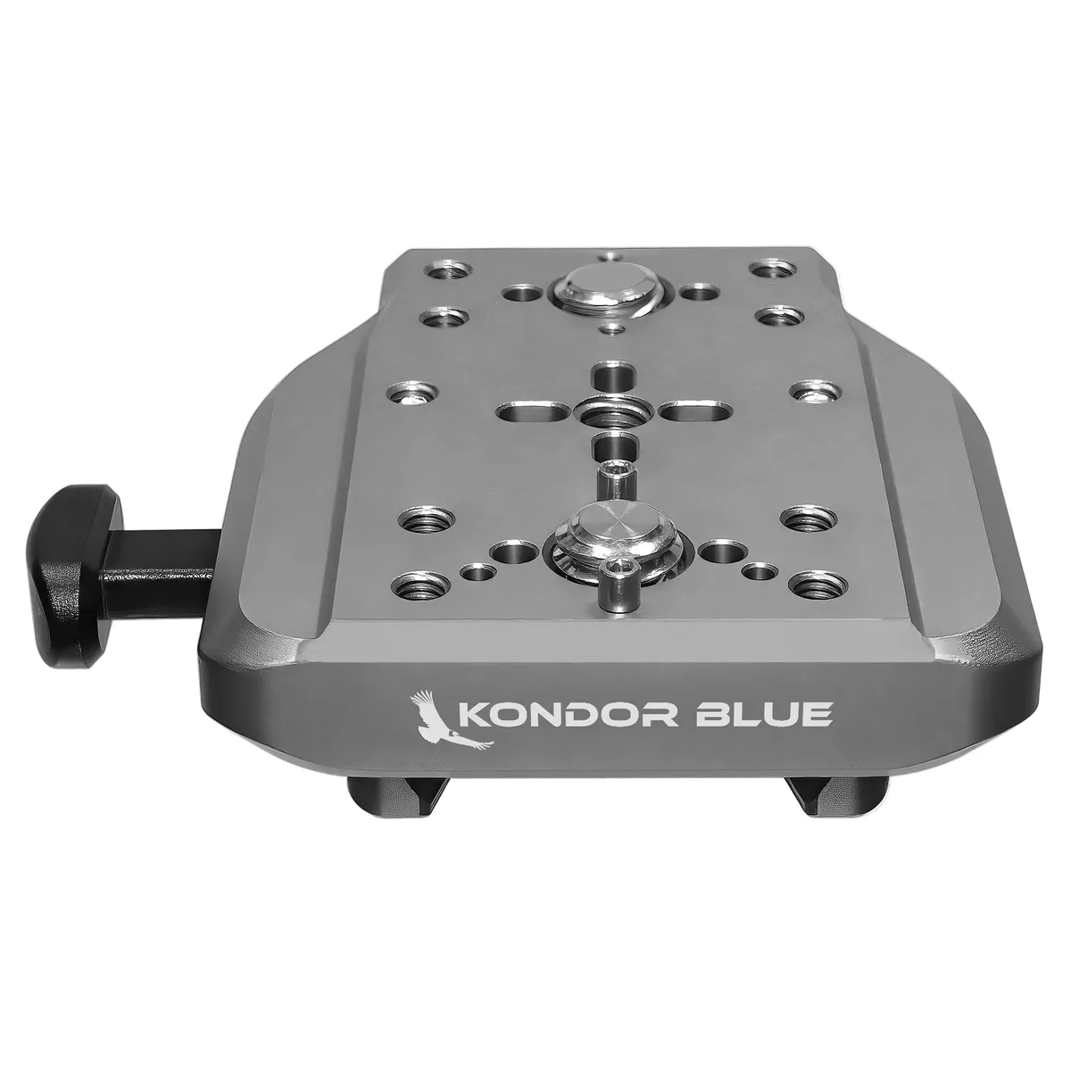 Kondor Blue Mini V-Mount Battery Plate (Raven Black)