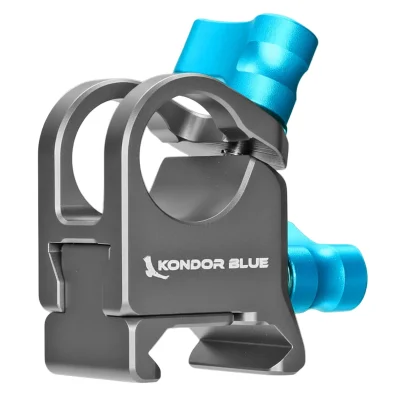 Kondor Blue 15mm Rod Parallel NATO Clamp (Raven Black)