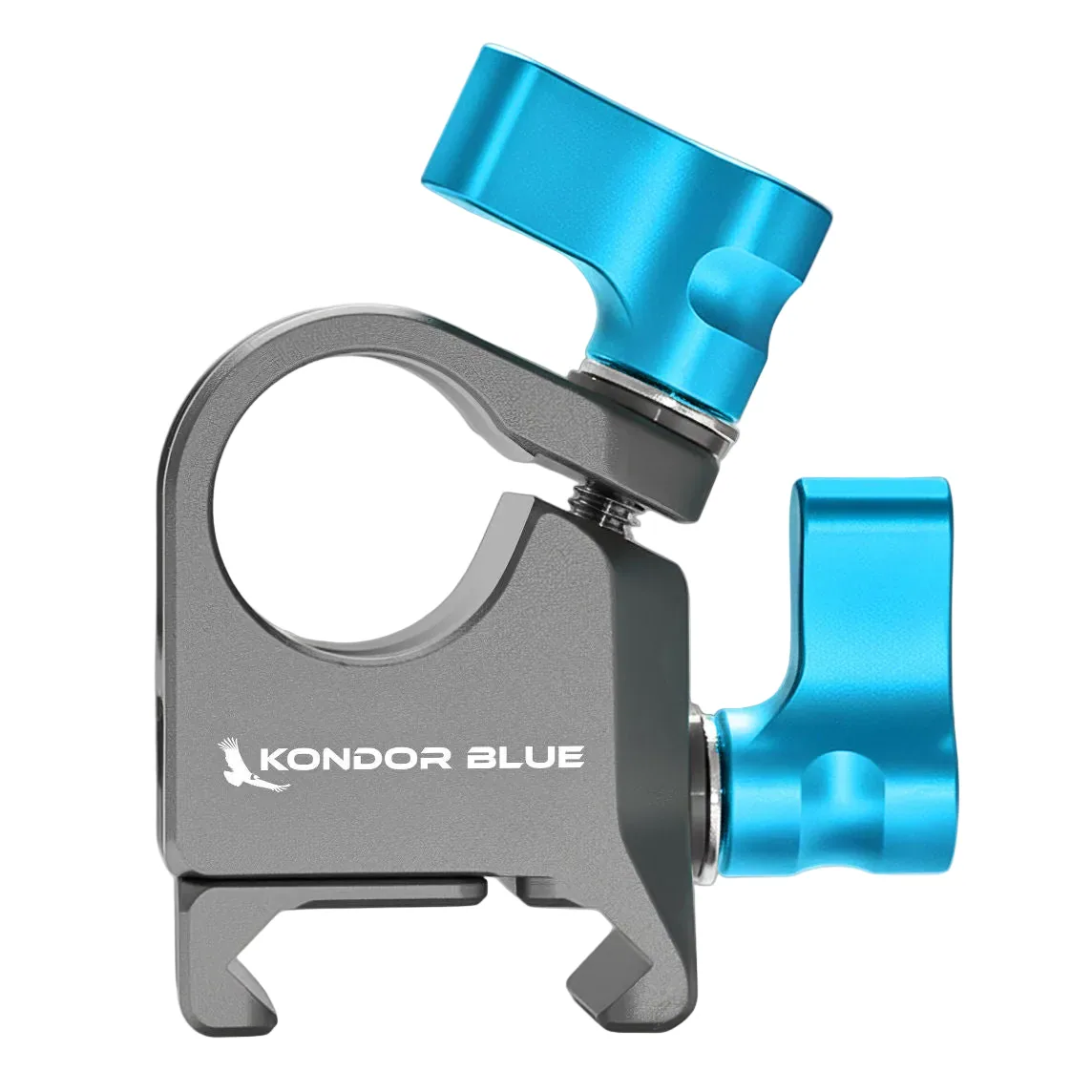 Kondor Blue 15mm Rod Parallel NATO Clamp (Raven Black)