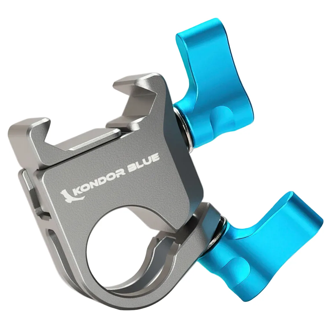 Kondor Blue 15mm Rod Parallel NATO Clamp (Raven Black)