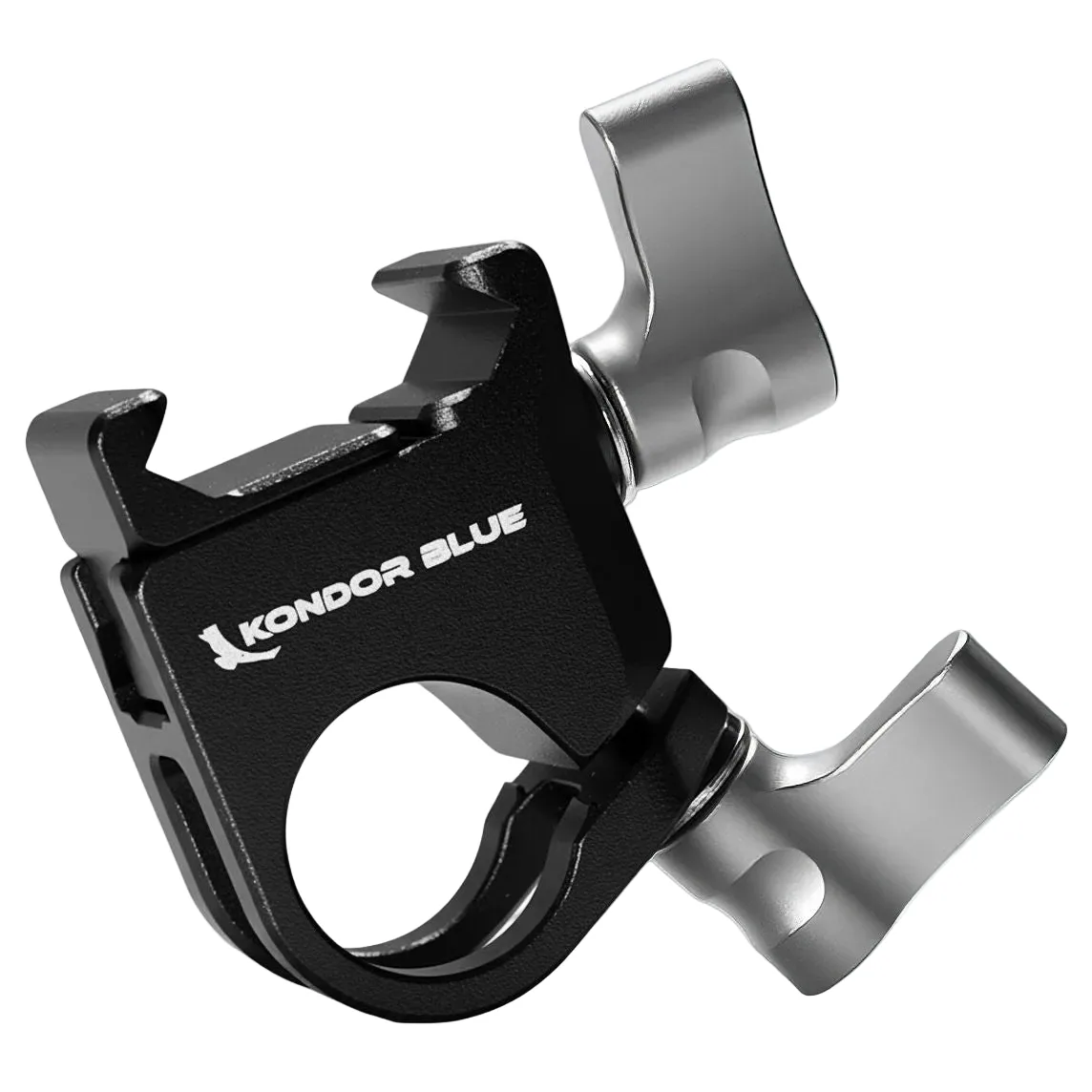 Kondor Blue 15mm Rod Parallel NATO Clamp (Raven Black)