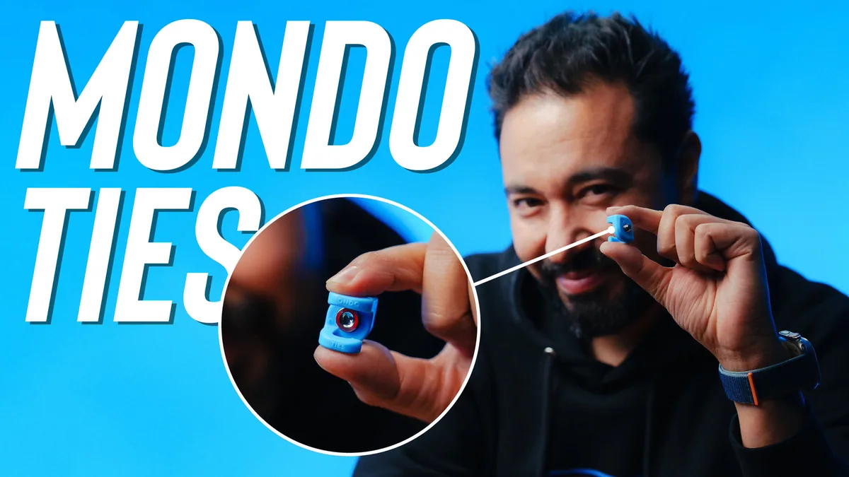 Kondor Blue Mondo Ties Cable Management Clips (Black, 10-Pack)