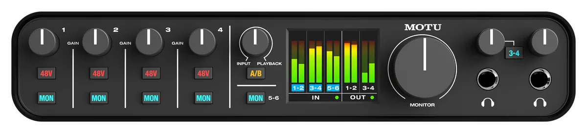 MOTU M6 USB-C Audio/MIDI Interface