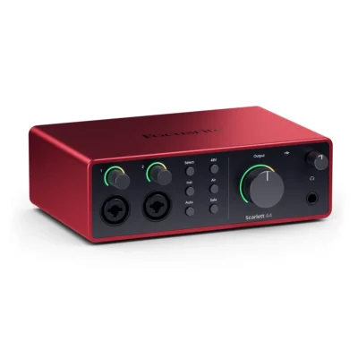 Focusrite Scarlett 4i4 USB-C Audio/MIDI Interface (4th Generation)