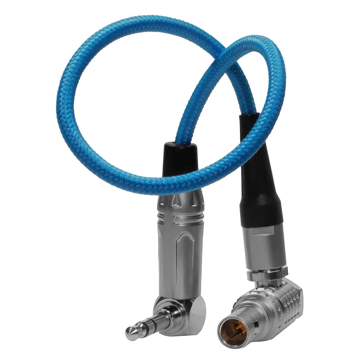 Kondor Blue LEMO 5-Pin to 3.5mm Right-Angle Timecode Cable for ARRI ALEXA (25cm)