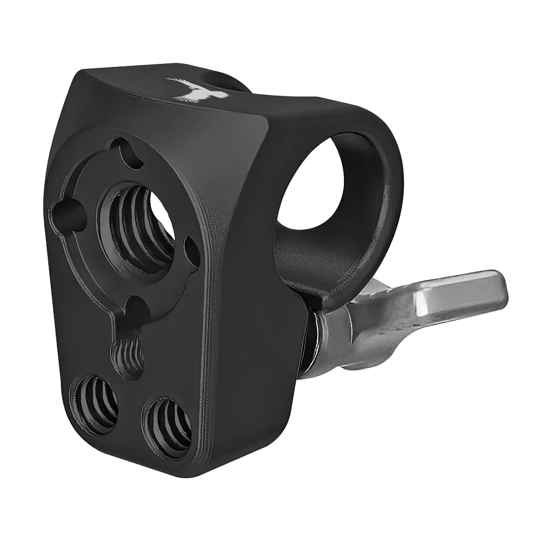 Kondor Blue 15mm Rod Clamp to Accessory Mount (Raven Black)