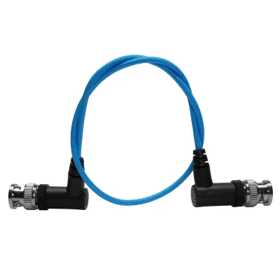 Kondor Blue Ultra-Thin 3G-SDI Right-Angle BNC Cable (40cm)