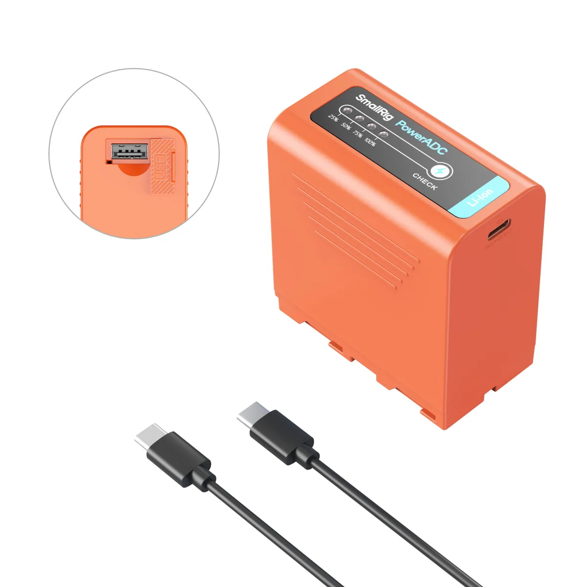 SmallRig 4267 NP-F970 USB-C Rechargeable Camera Battery