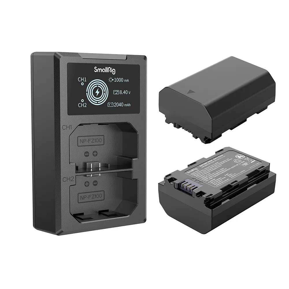 SmallRig 3824B NP-FZ100 Camera Battery and Charger Kit