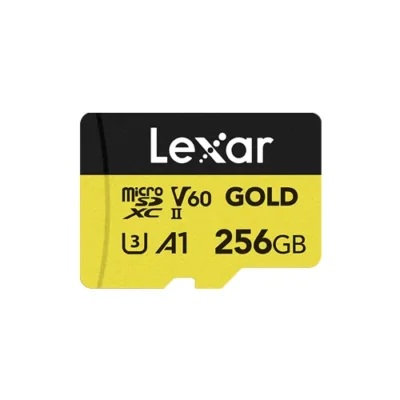 Lexar 256GB Professional GOLD UHS-II microSDXC Memory Card