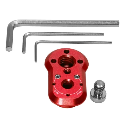 Kondor Blue Mini Lock Quick Release System (Male Plate Only, Cardinal Red)