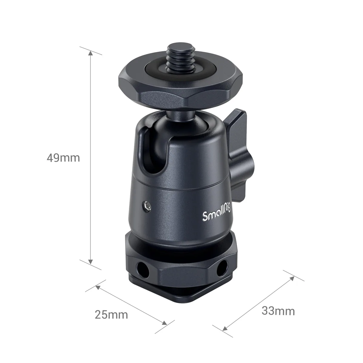 SmallRig 2948B Mini Ball-Head Mounting Support Kit with Removable Cold Shoe (2pcs)