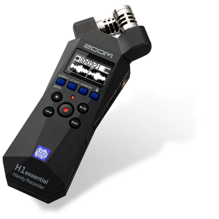 Zoom H1essential 2-Track 32-Bit Float Portable Audio Recorder