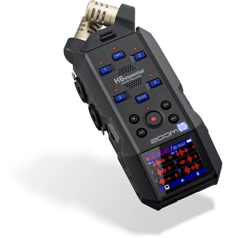 Zoom H6essential 6-Track 32-Bit Float Portable Audio Recorder