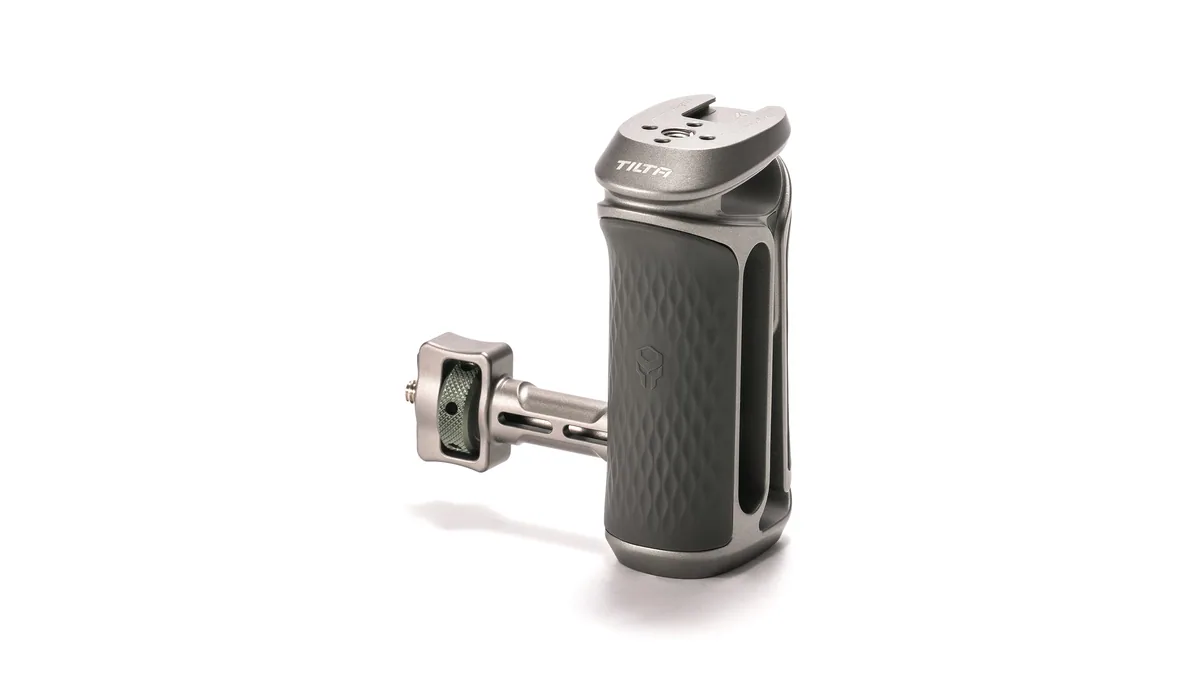 Tilta Xeno Side Handle (1/4″-20 with Locating Pins, Titanium Grey)