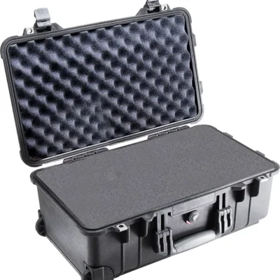 Pelican 1510 Carry-On Case with Foam Set (Black)