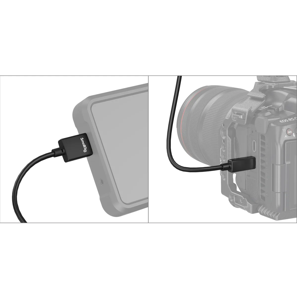 SmallRig 3042B Ultra-Slim 4K HDMI Data Cable (D to A, 35cm)