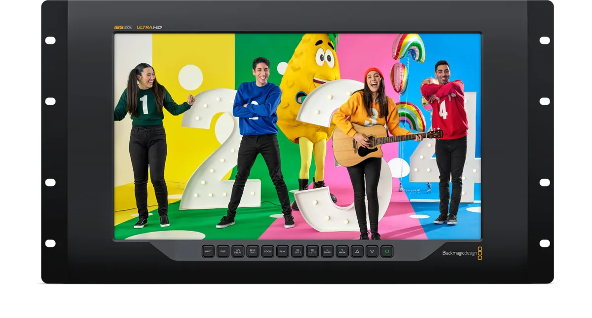 Blackmagic SmartView 4K G3 15.6″ DCI 4K Broadcast Monitor (6RU)