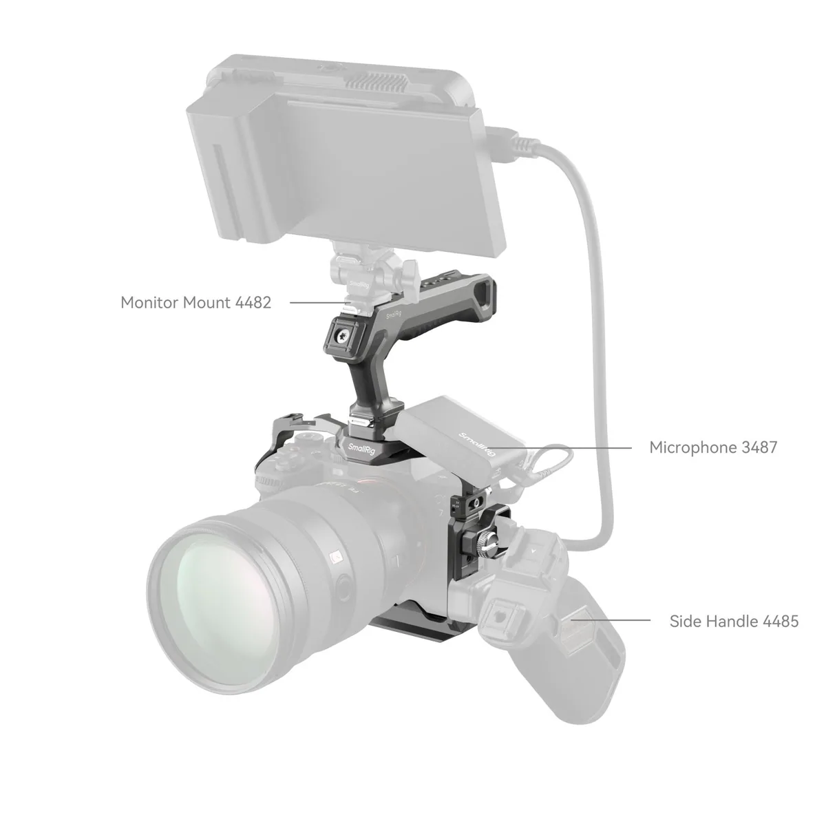 SmallRig 4538 HawkLock Quick Release Cage Kit for Sony Alpha Series