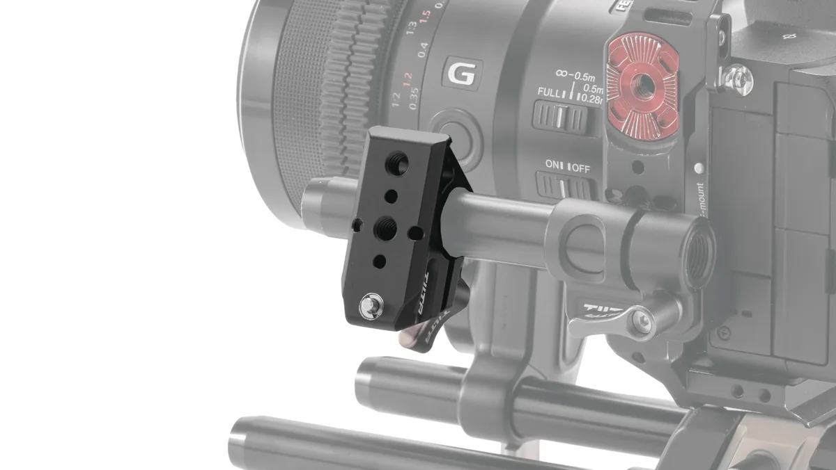 Tilta 15mm Rod Holder to NATO Rail Attachment (Black)