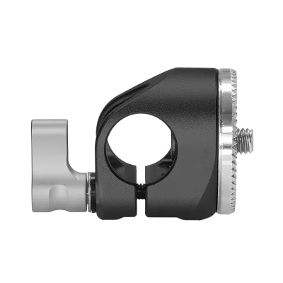 Kondor Blue Rosette to Straight-Angle Rod Clamp (Raven Black)