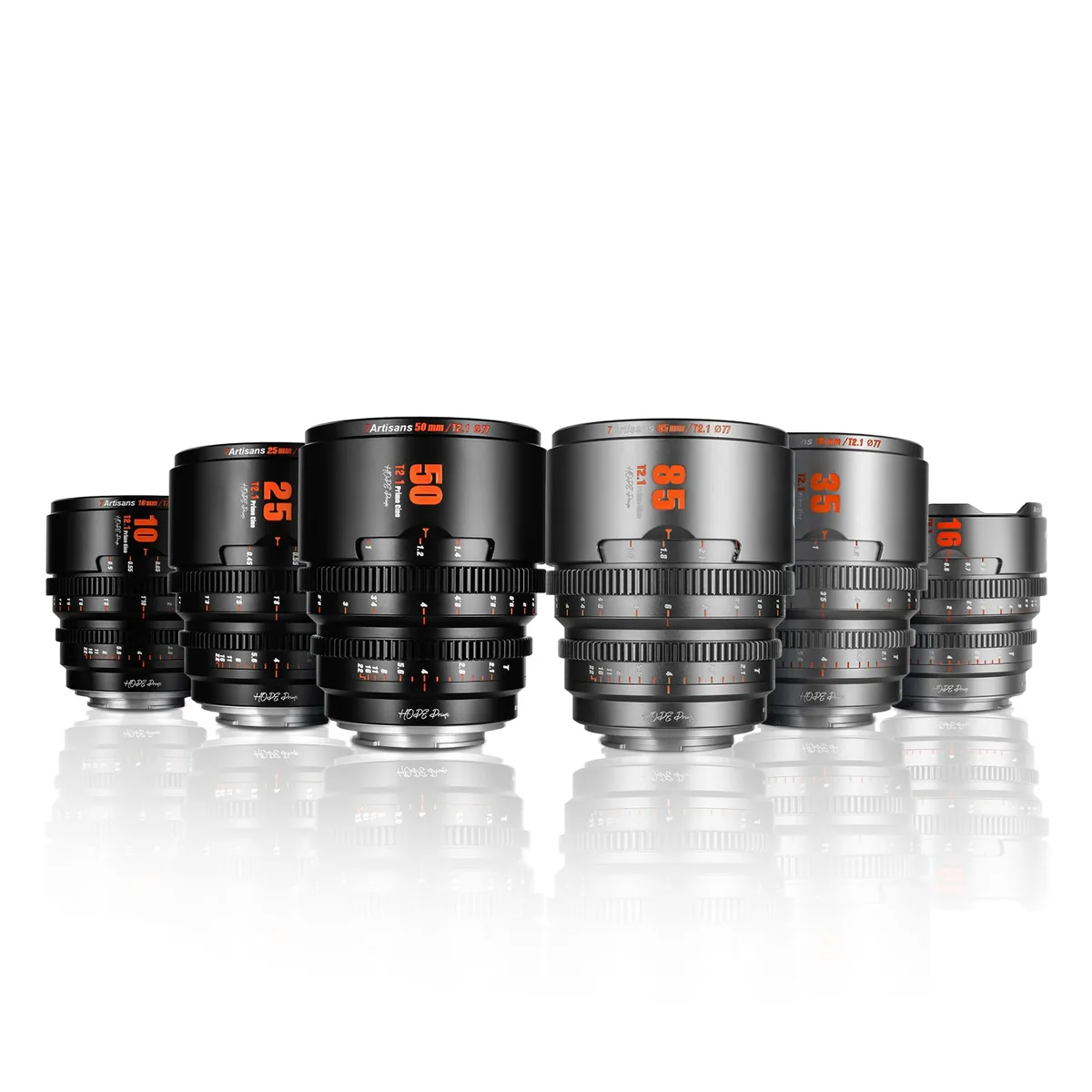 7Artisans HOPE 85mm T2.1 Cine Lens (E Mount, Black)
