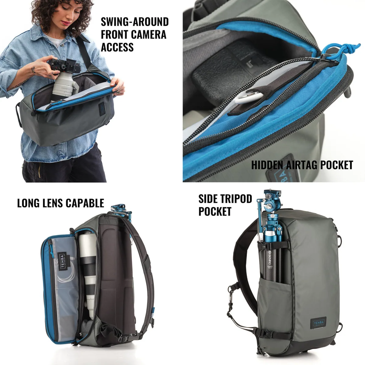 Tenba Solstice 16L Sling Bag (V2,Grey)