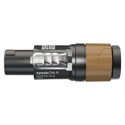 Neutrik NL2FXX-W-S Two-Pole speakON Connector (Brown)