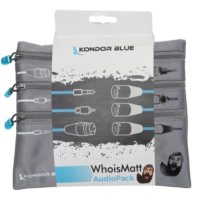 Kondor Blue WhoisMatt Audio Pack of 3 Cables