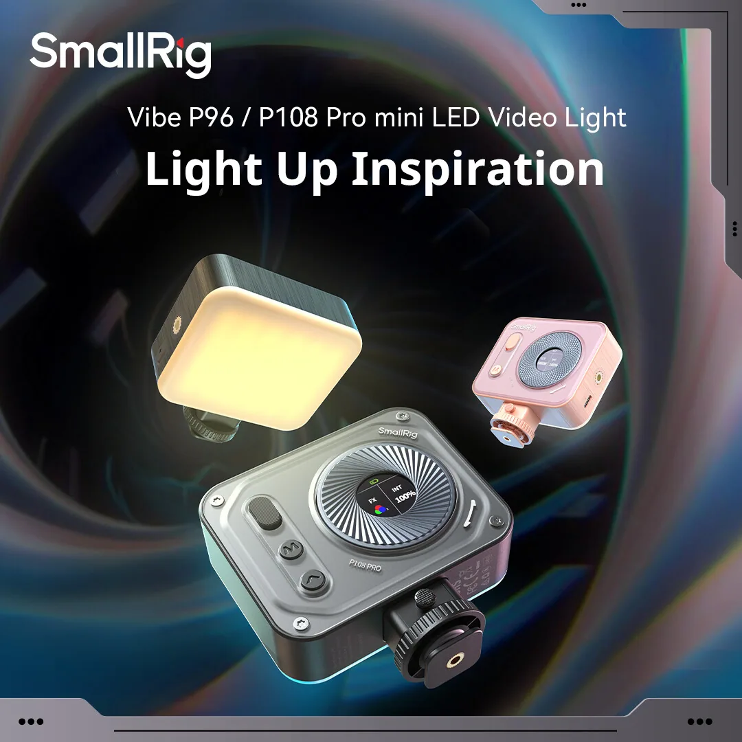 SmallRig 4660 Vibe P96 Pro Mini LED Video Light (Black)