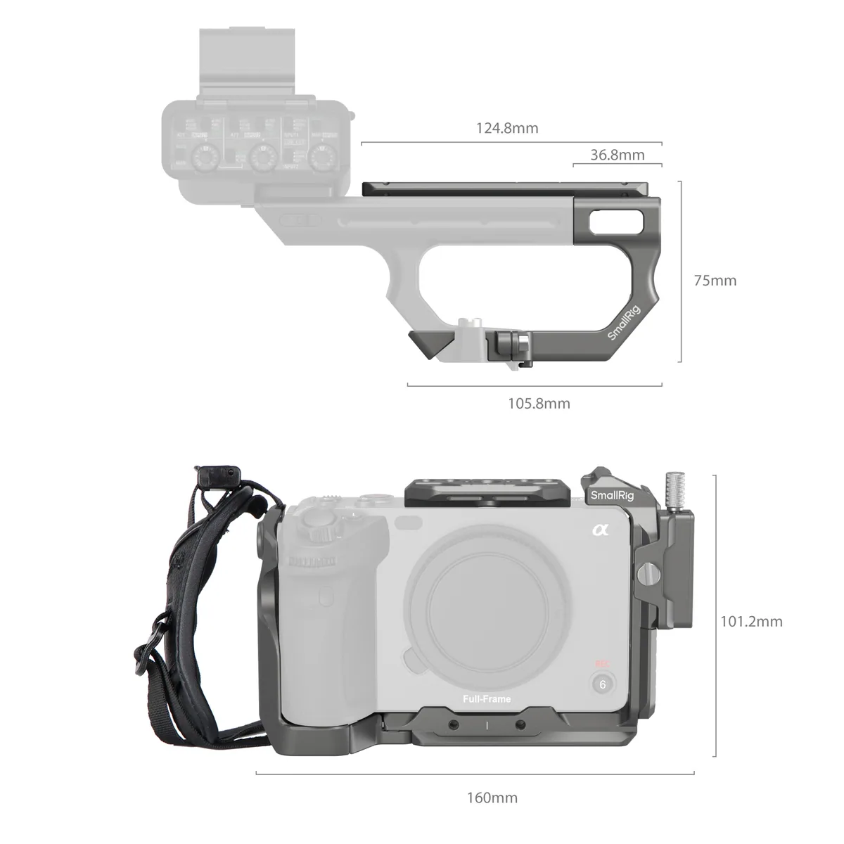 SmallRig 4771 HawkLock Quick Release Advanced Cage Kit for Sony FX3/FX3A/FX30