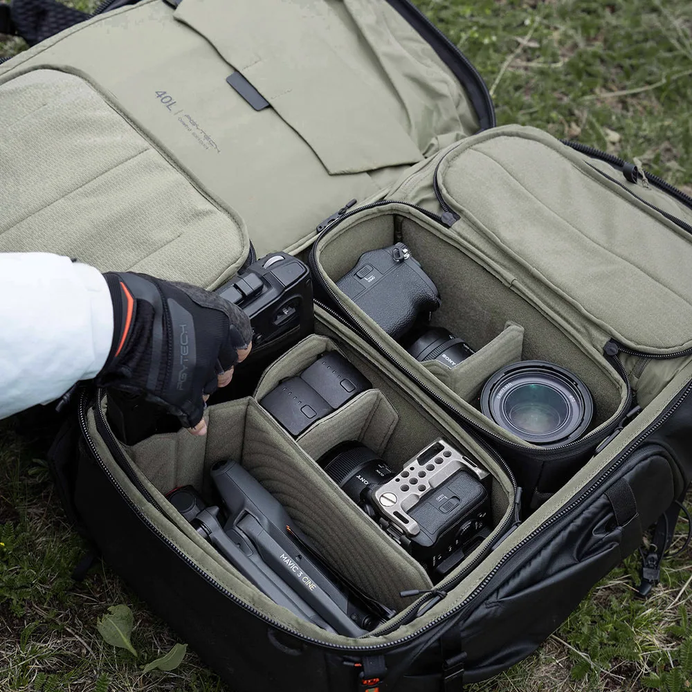 PGYTECH OnePro Flex 30L Backpack (Medium Camera Insert, Space Black)