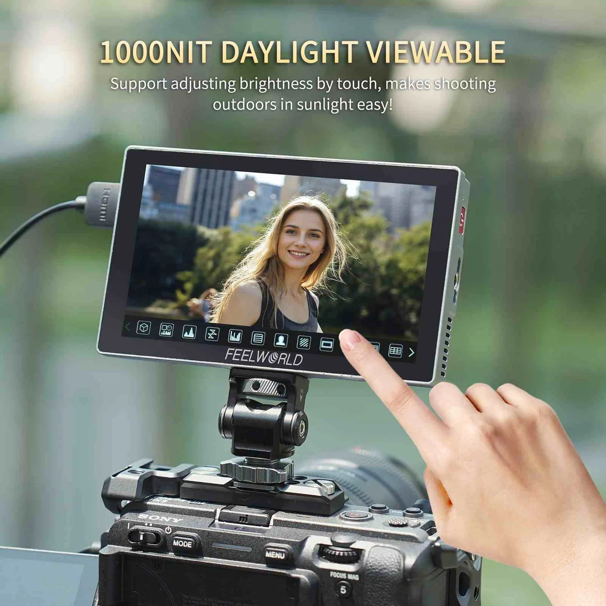 FeelWorld P6X 5.5″ 4K HDMI Touchscreen Monitor
