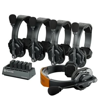 Hollyland Solidcom SE Global 5S 5-Person Full-Duplex Single-Ear Headset Intercom System (2.4 GHz)