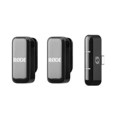 RODE Wireless Micro Ultra-Compact Wireless Microphone (USB-C, Black)