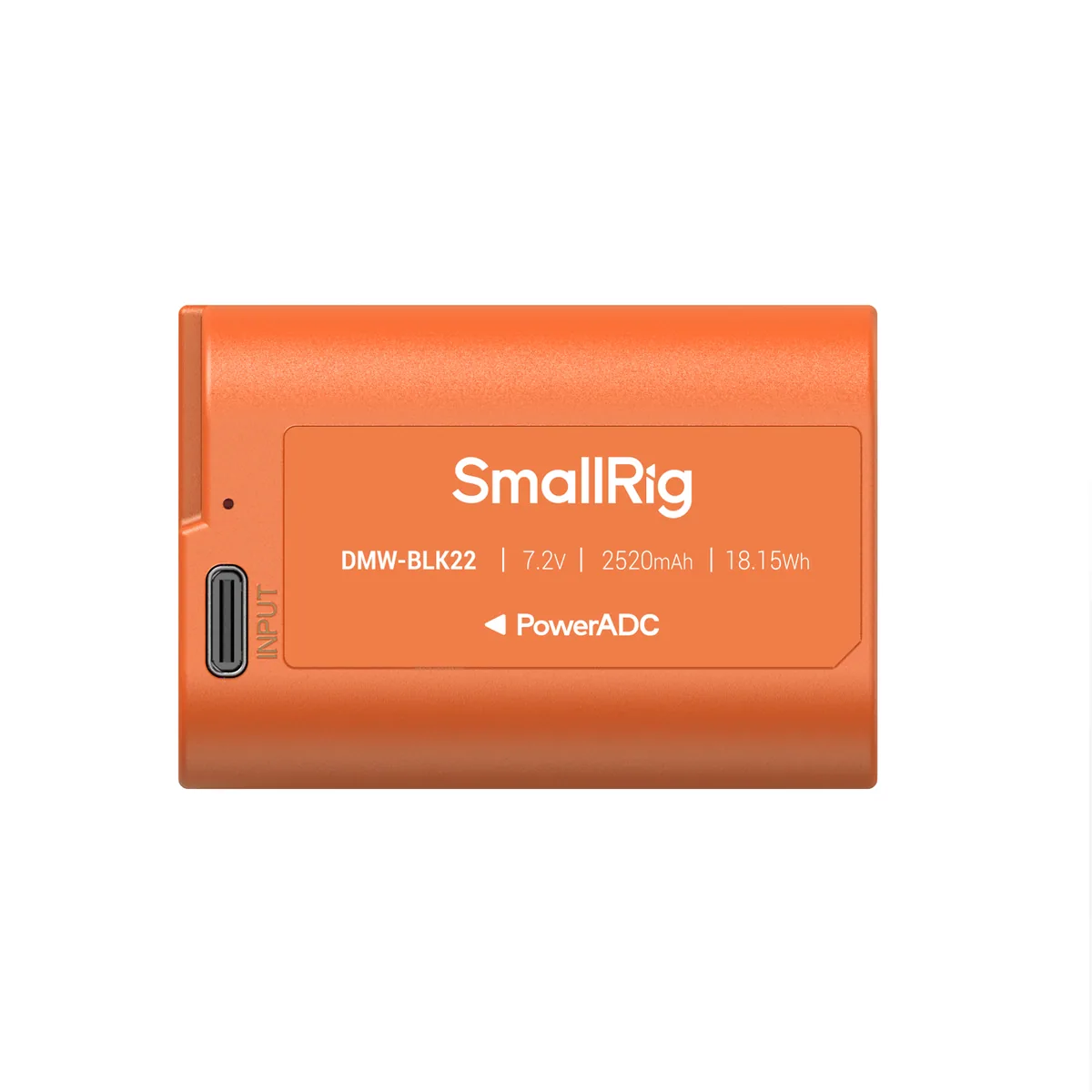 SmallRig 4979 DMW-BLK22 USB-C Rechargeable Camera Battery (Orange)