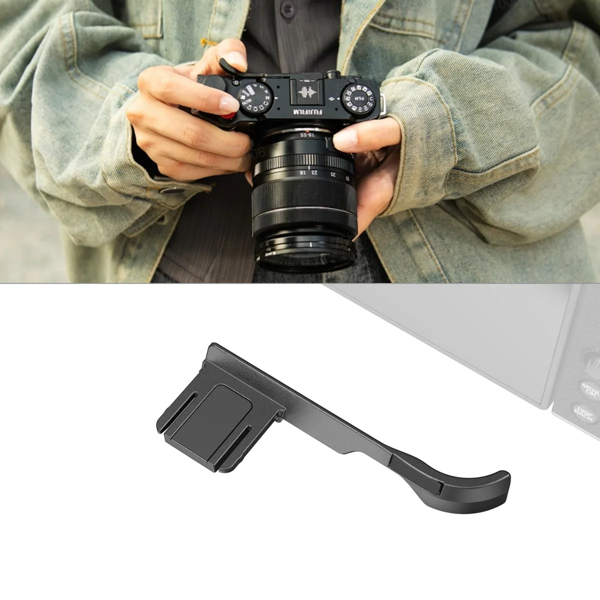 SmallRig 4878 Thumb Grip for FujiFilm X-M5 (Black)