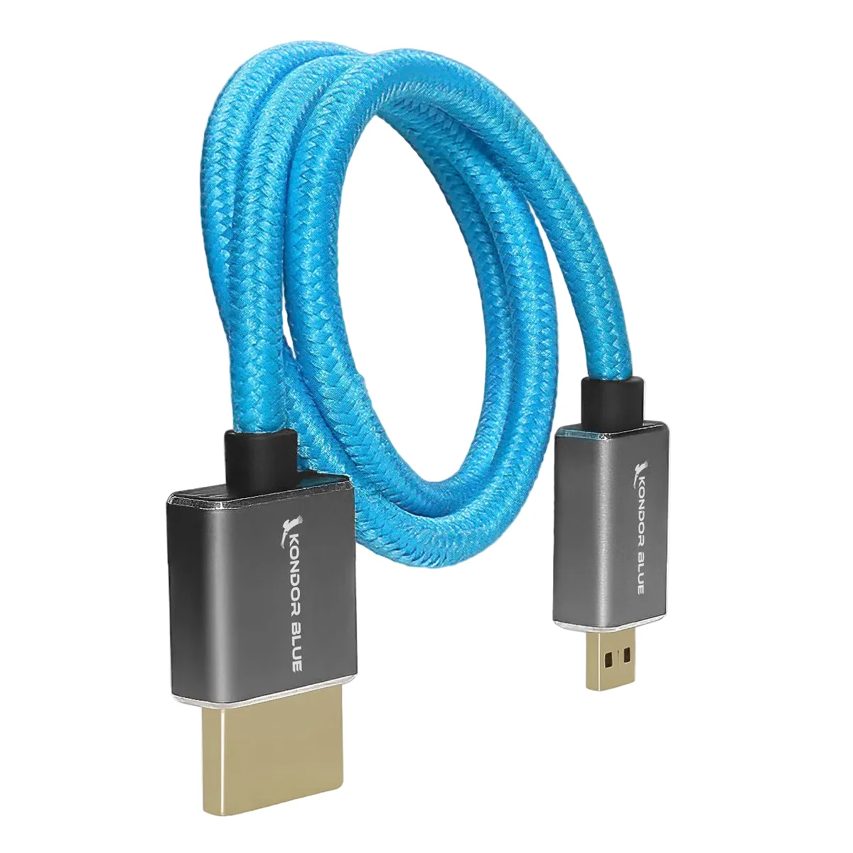 Kondor Blue High-Speed Micro-HDMI to HDMI Cable (Raven Black, 16″)