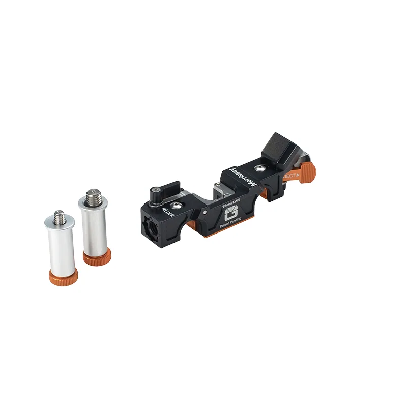 Bright Tangerine Morrissey 15mm LWS Lens Support with 1/4″ & 3/8″ Posts
