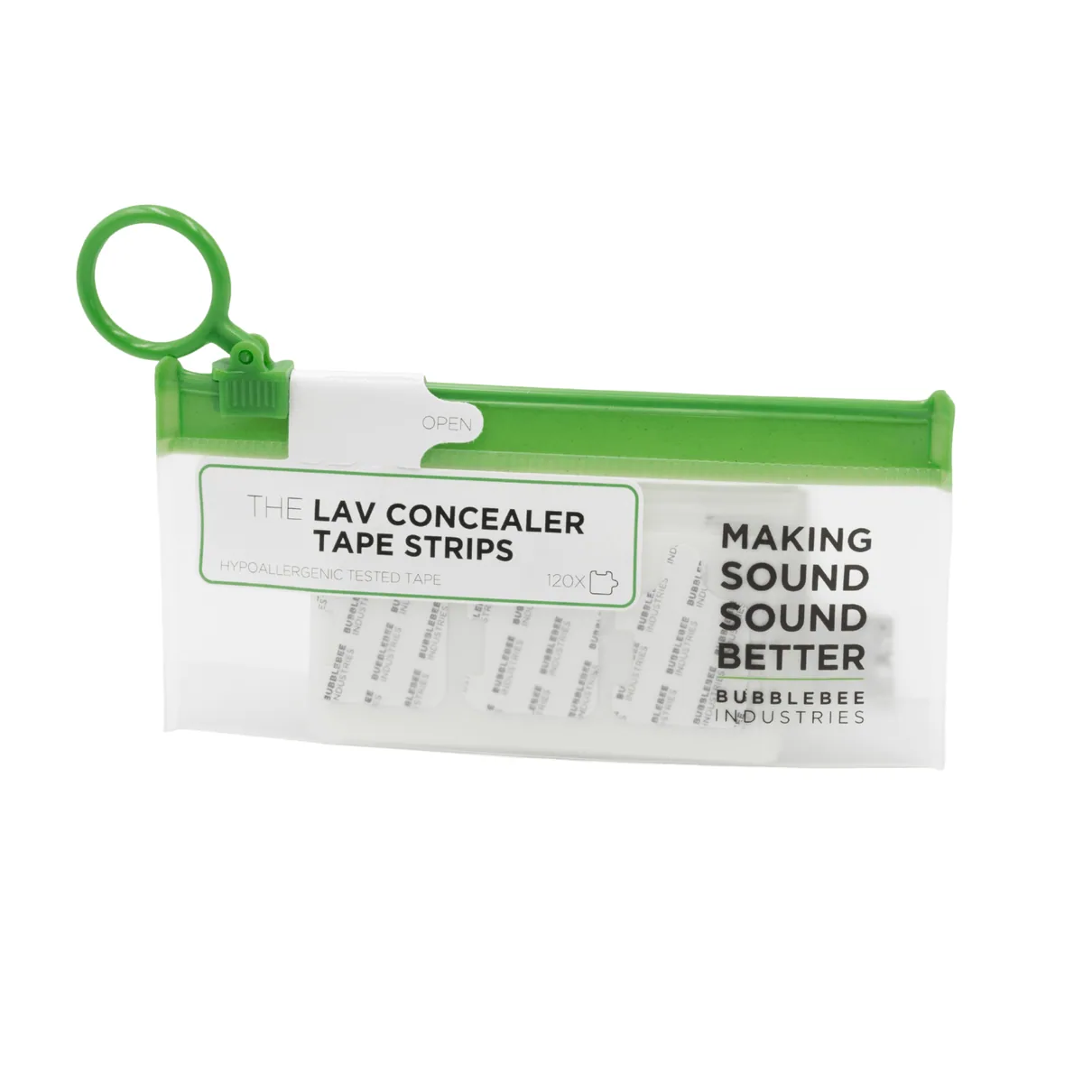 Bubblebee Industries Lav Concealer Tape Strips (120 Pieces)