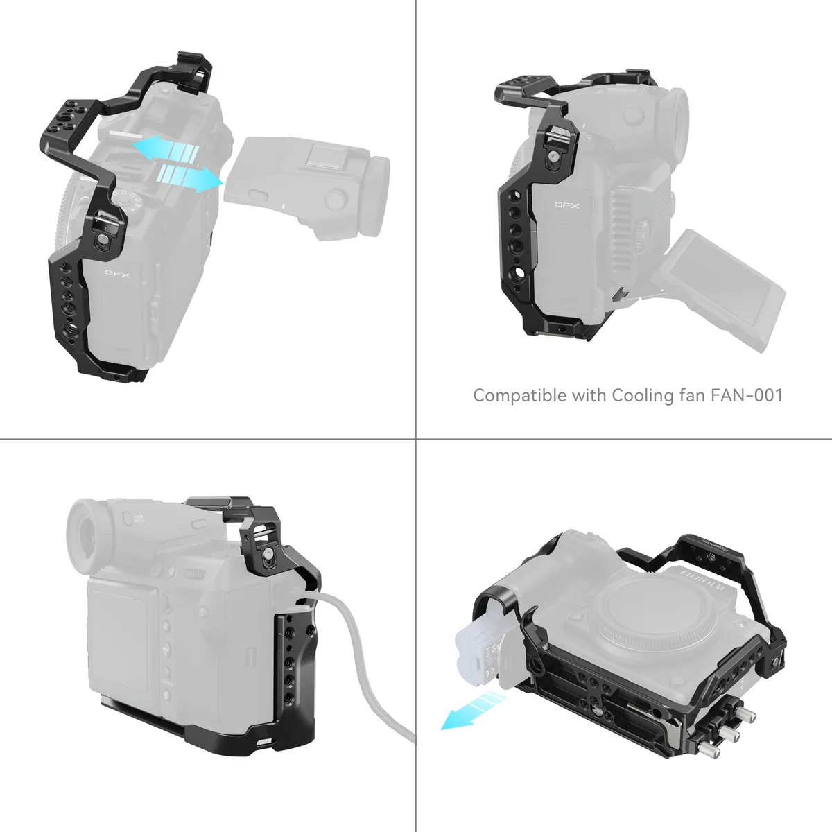SmallRig 4201B Cage Kit for FUJIFILM GFX100 II