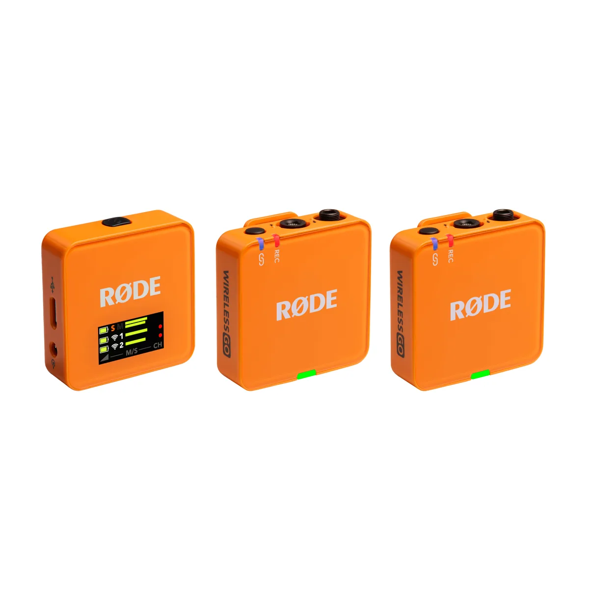 RODE Wireless GO Compact Wireless Microphone System (Gen 3, Orange)