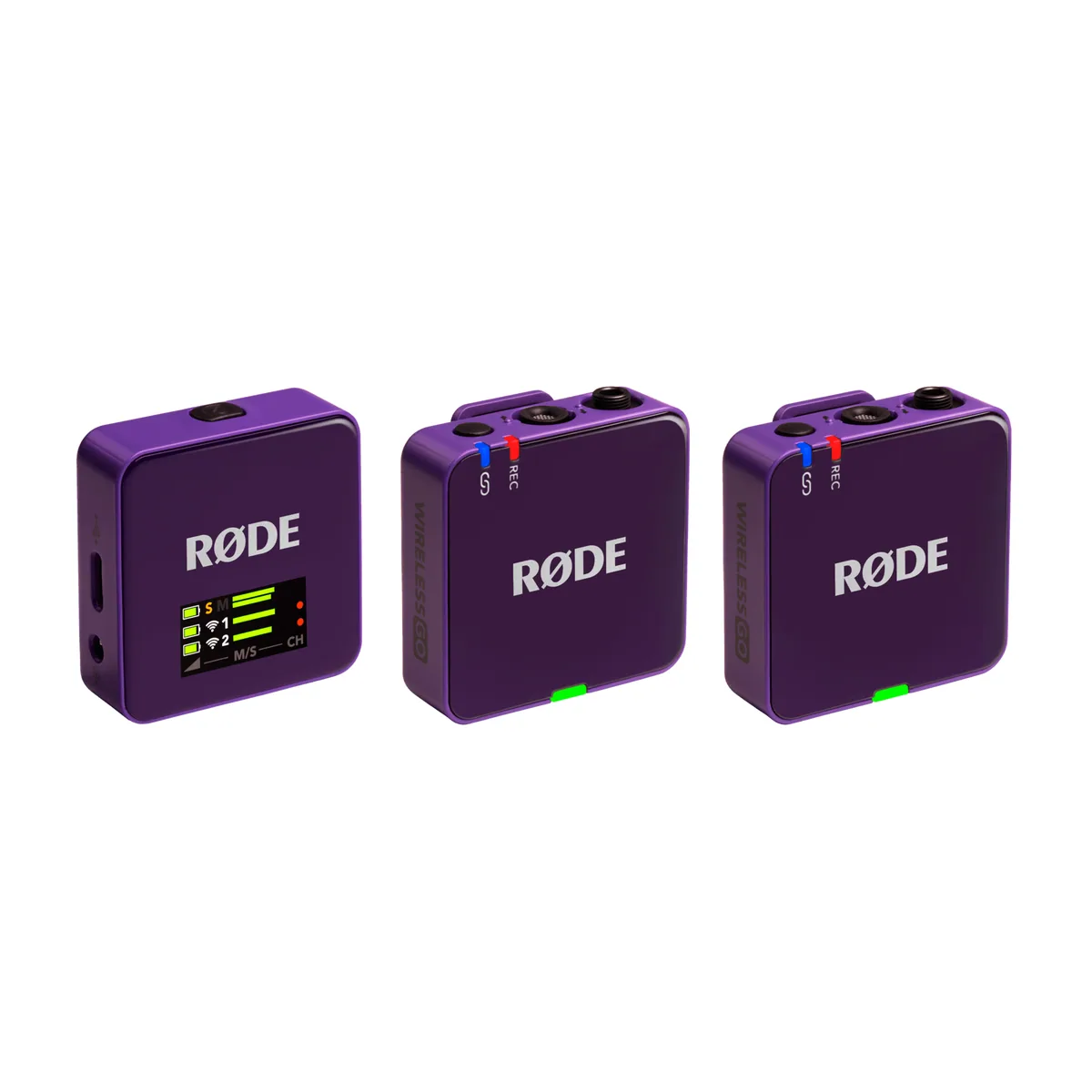 RODE Wireless GO Compact Wireless Microphone System (Gen 3, Purple)