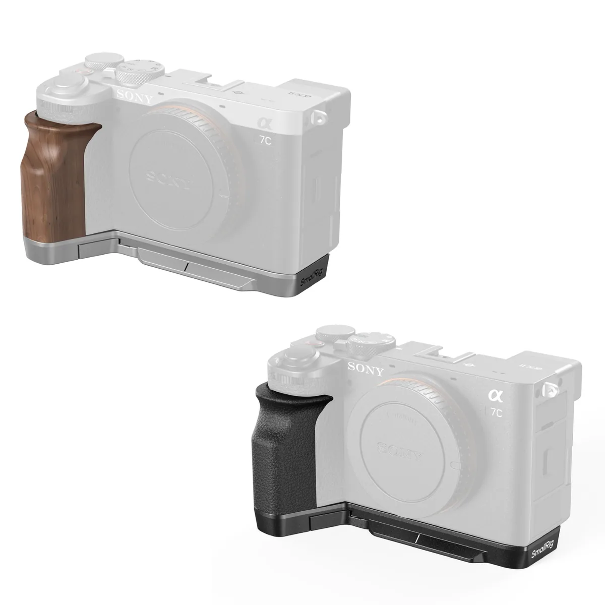 SmallRig 4797B L-Shape Mount Plate with Silicone Handle for Sony Alpha 7C II / Alpha 7CR