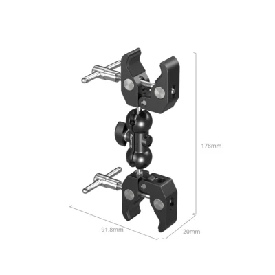 SmallRig 5331 Double Head Crab-Shaped Clamp